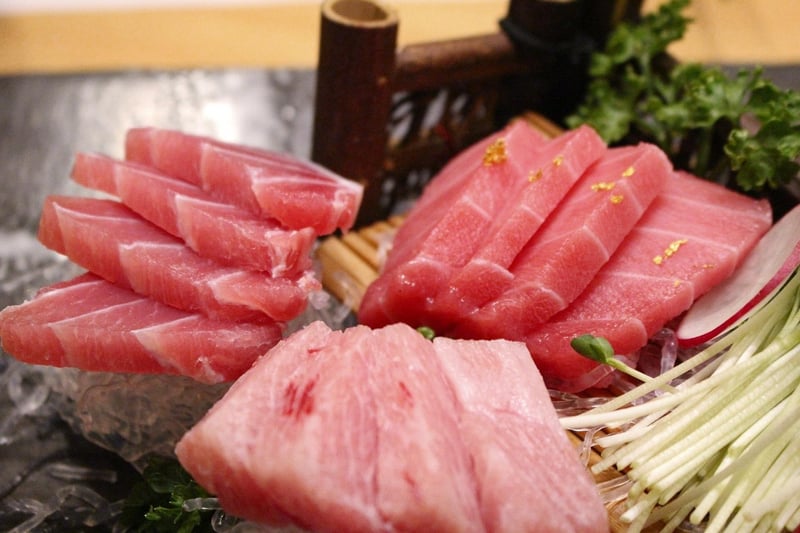 Spicy Tuna Cucumber Bites